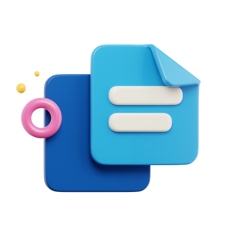 Copy Documents  3D Icon