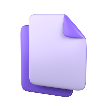 Copy File  3D Icon