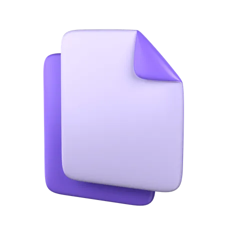 Copy File  3D Icon