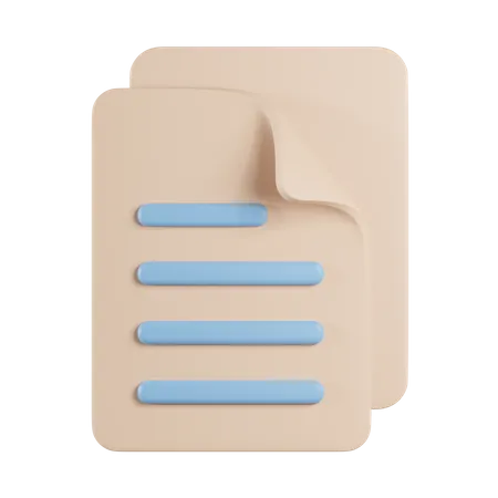 Copy File  3D Icon