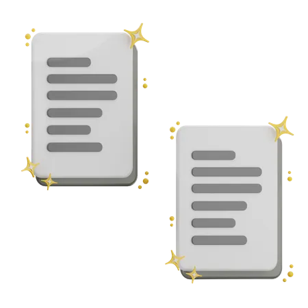 Copy File  3D Icon