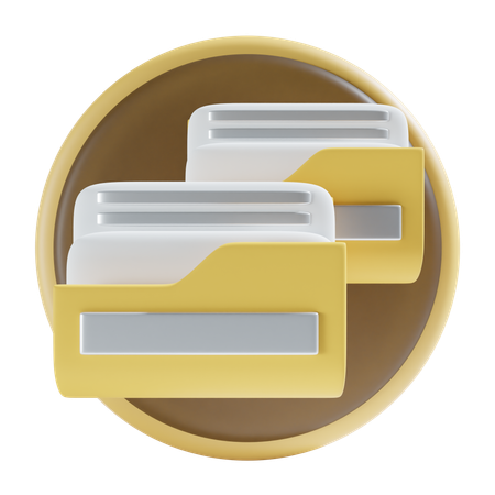 Copy folder  3D Icon