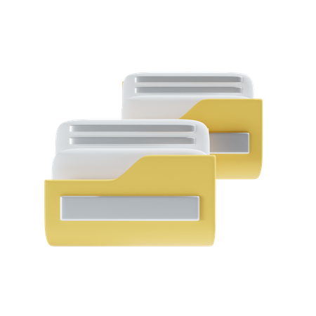 Copy folder  3D Icon