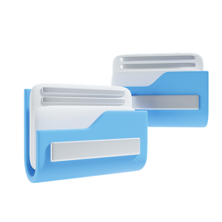 Copy folder  3D Icon