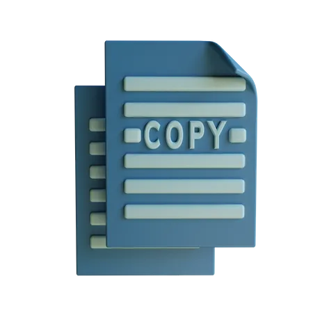 Copy Icon  3D Icon