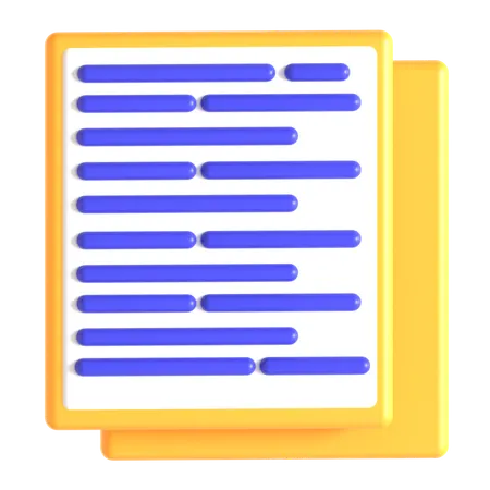 Copy Page  3D Icon