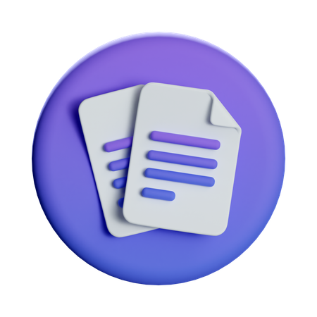 コピー用紙  3D Icon