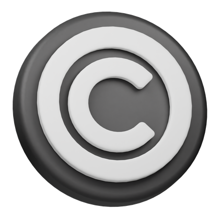 Copyright  3D Icon