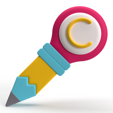 Copyright  3D Icon