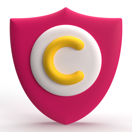 Copyright  3D Icon