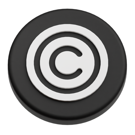 Copyright  3D Icon