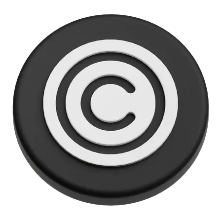 Copyright  3D Icon