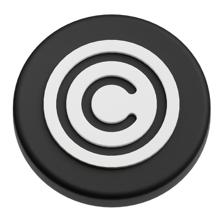 Copyright  3D Icon