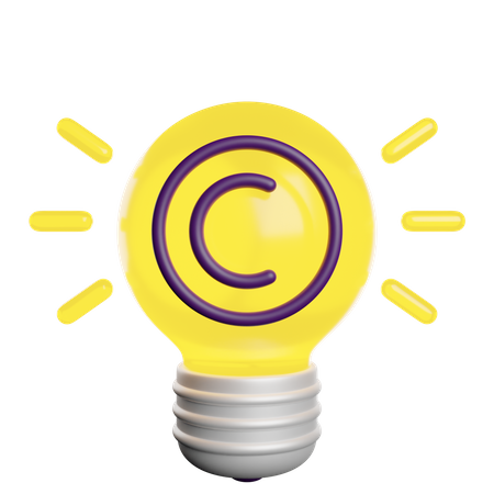 Copyright  3D Icon