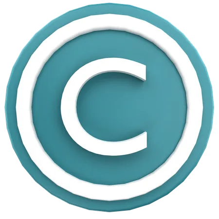 Copyright Sign  3D Icon