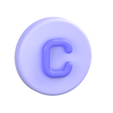 Copyright-sign 3D Icon