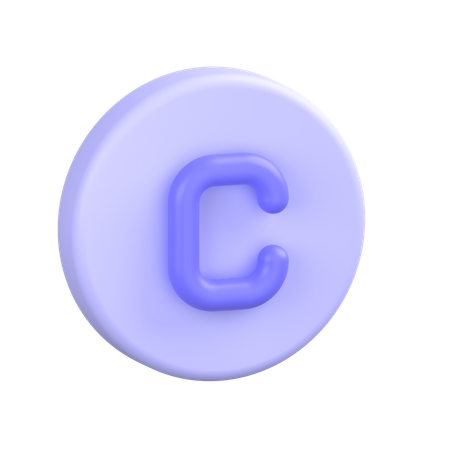Copyright-Zeichen  3D Icon