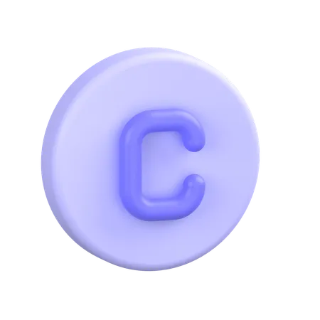 Copyright-Zeichen  3D Icon