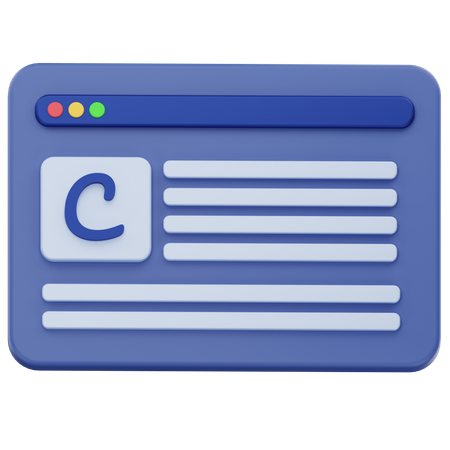 Copywriting  3D Icon