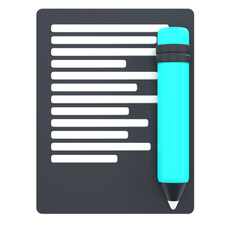 Copywriting  3D Icon