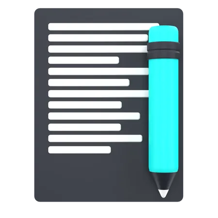 Copywriting  3D Icon