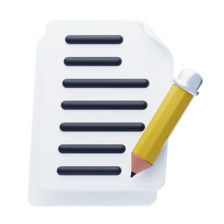 Copywriting  3D Icon