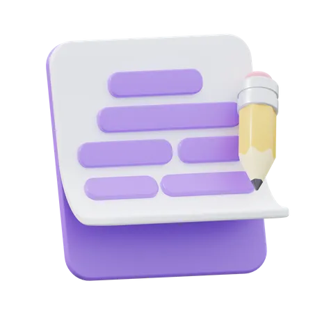 Copywriting  3D Icon