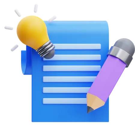 Copywriting  3D Icon