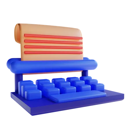 Copywriting  3D Illustration