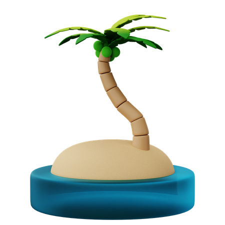 Coqueiro  3D Icon