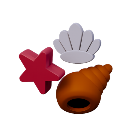 Coquillages  3D Icon