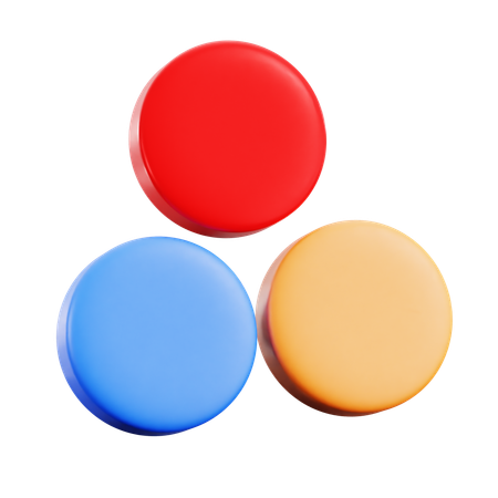 Cor primária  3D Icon