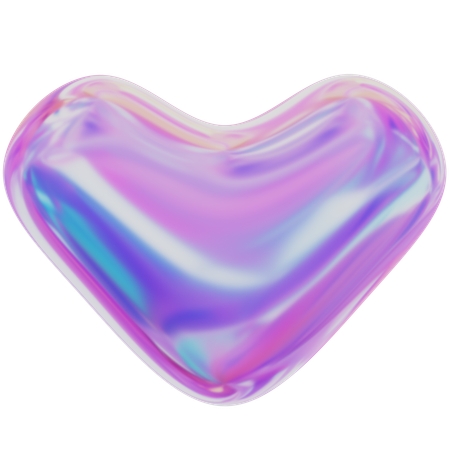 Coração abstrato  3D Icon