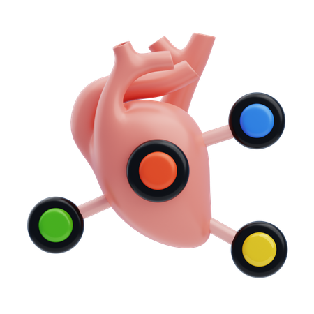 Coração artificial  3D Icon