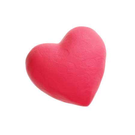 Emoji de coração  3D Logo