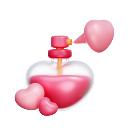 Perfume de coração  3D Icon