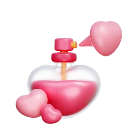 Perfume de coração  3D Icon