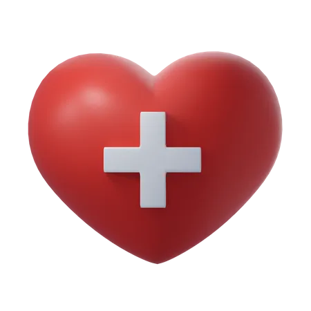 Coração saudável  3D Icon