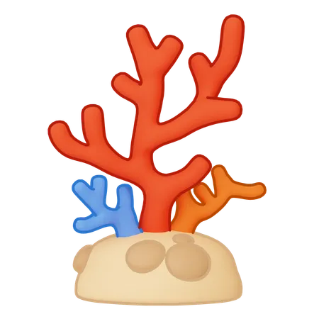 Corail  3D Icon