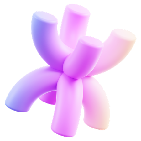 Corail abstrait  3D Icon