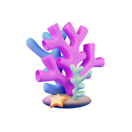 Corais  3D Icon