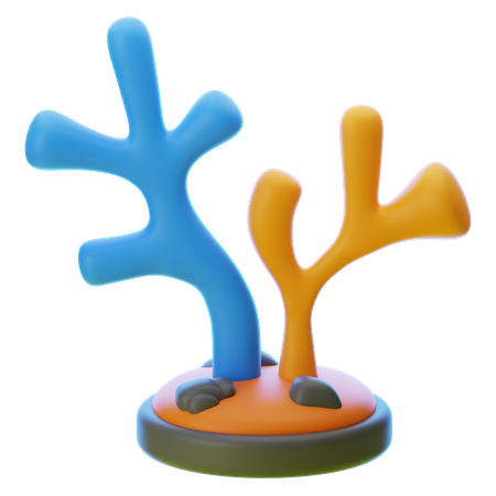 CORAL  3D Icon