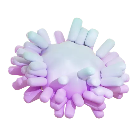 Coral  3D Icon