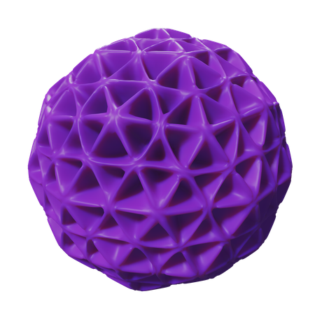 Coral morado  3D Icon