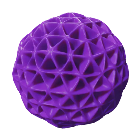 Coral morado  3D Icon