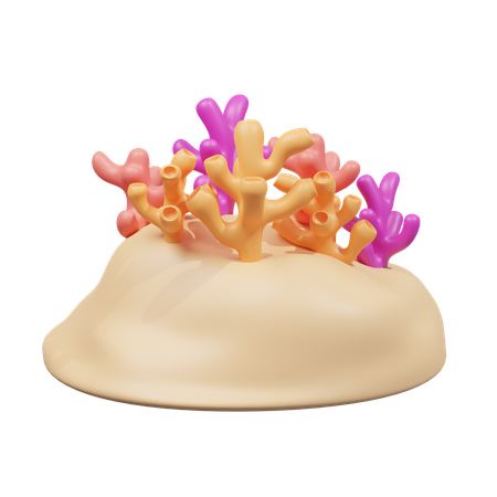 Coral Reef  3D Icon