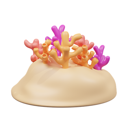 Coral Reef  3D Icon