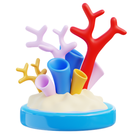 Coral Reefs  3D Icon