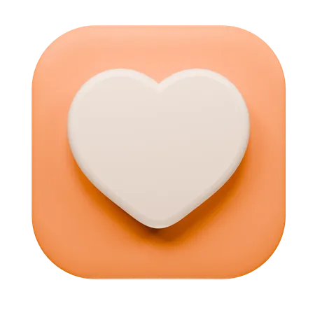 Corazón  3D Icon