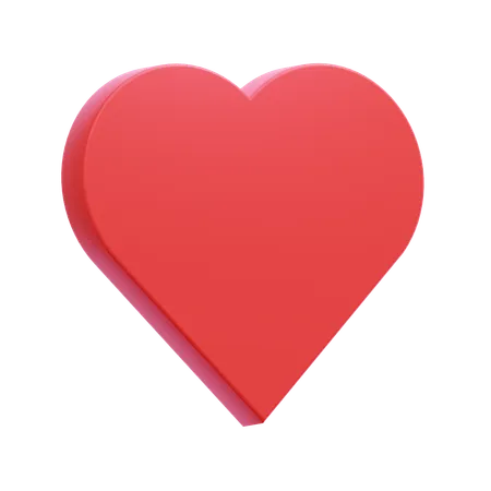 Corazón  3D Icon